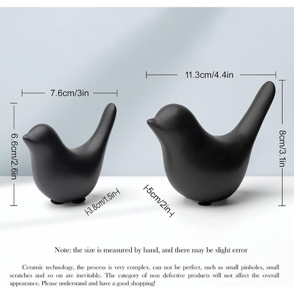 Small Animal Statues Home Decor Modern Style Birds Decorative For Office Desktop - Picture 11 of 14